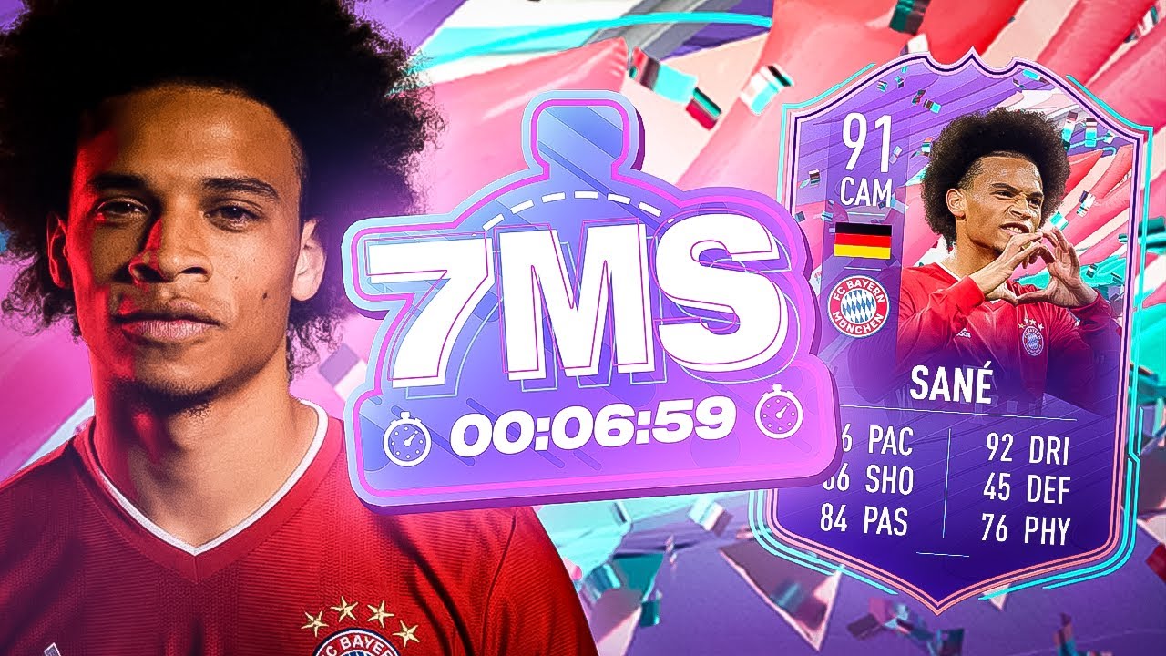 FIFA 21 FUT BIRTHDAY LEROY SANE 7 MINUTE SQUAD BUILDER! #FIFA21