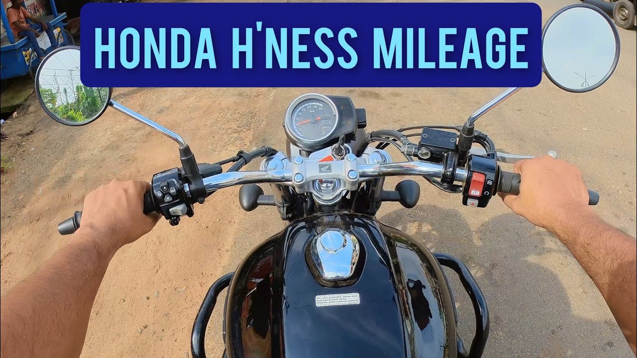 Honda H'ness Mileage Test
