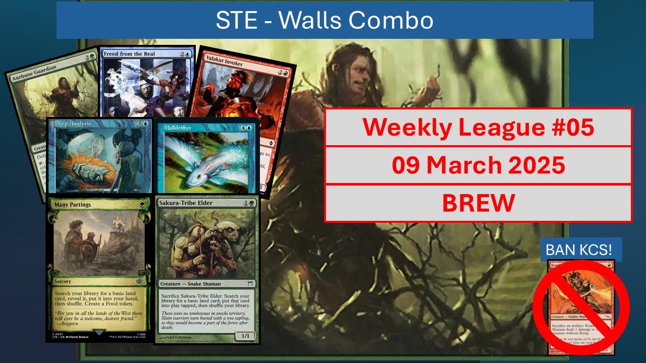 TILT INCLUDED!!! S.T.E. Pauper Combo Walls! Weekly Walls League #05