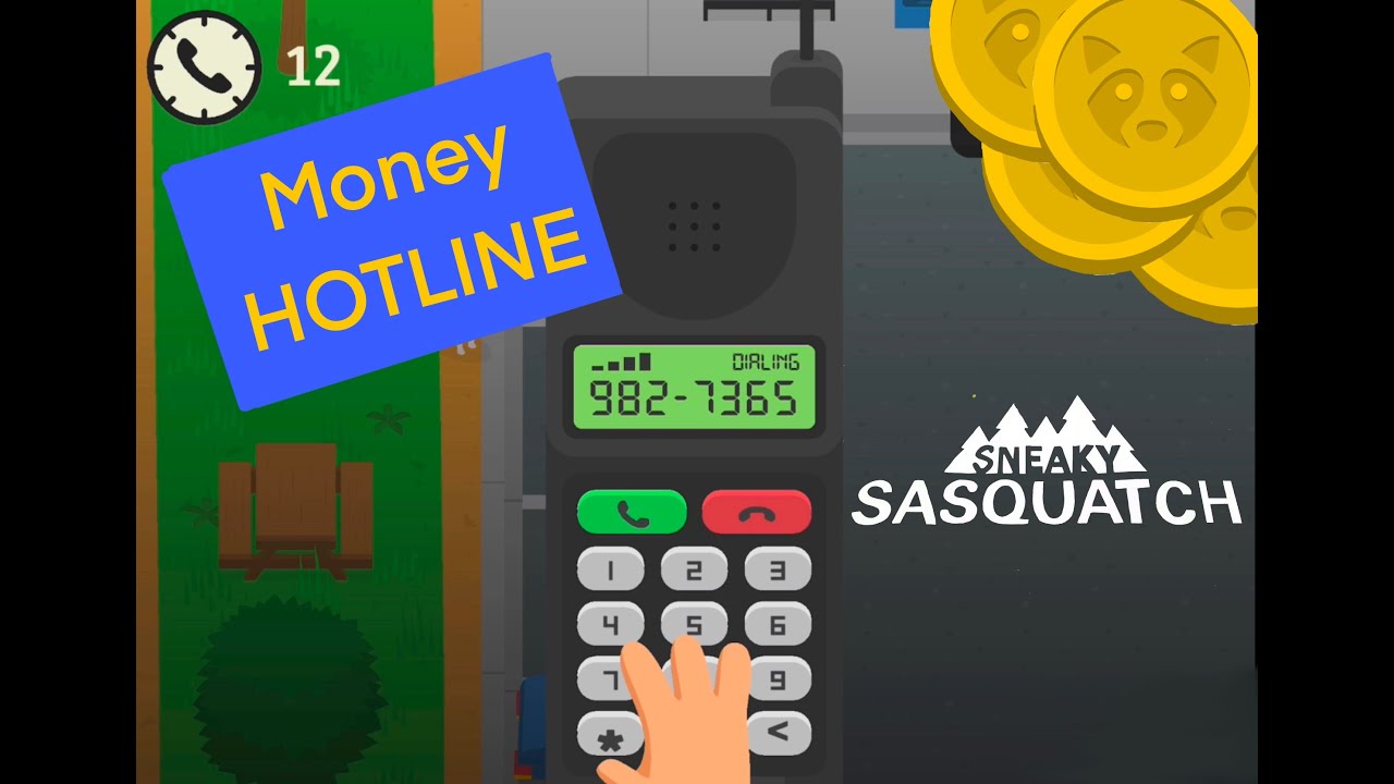 How to Make Easy Money in Sneaky Sasquatch (Money Hotline Trick!)