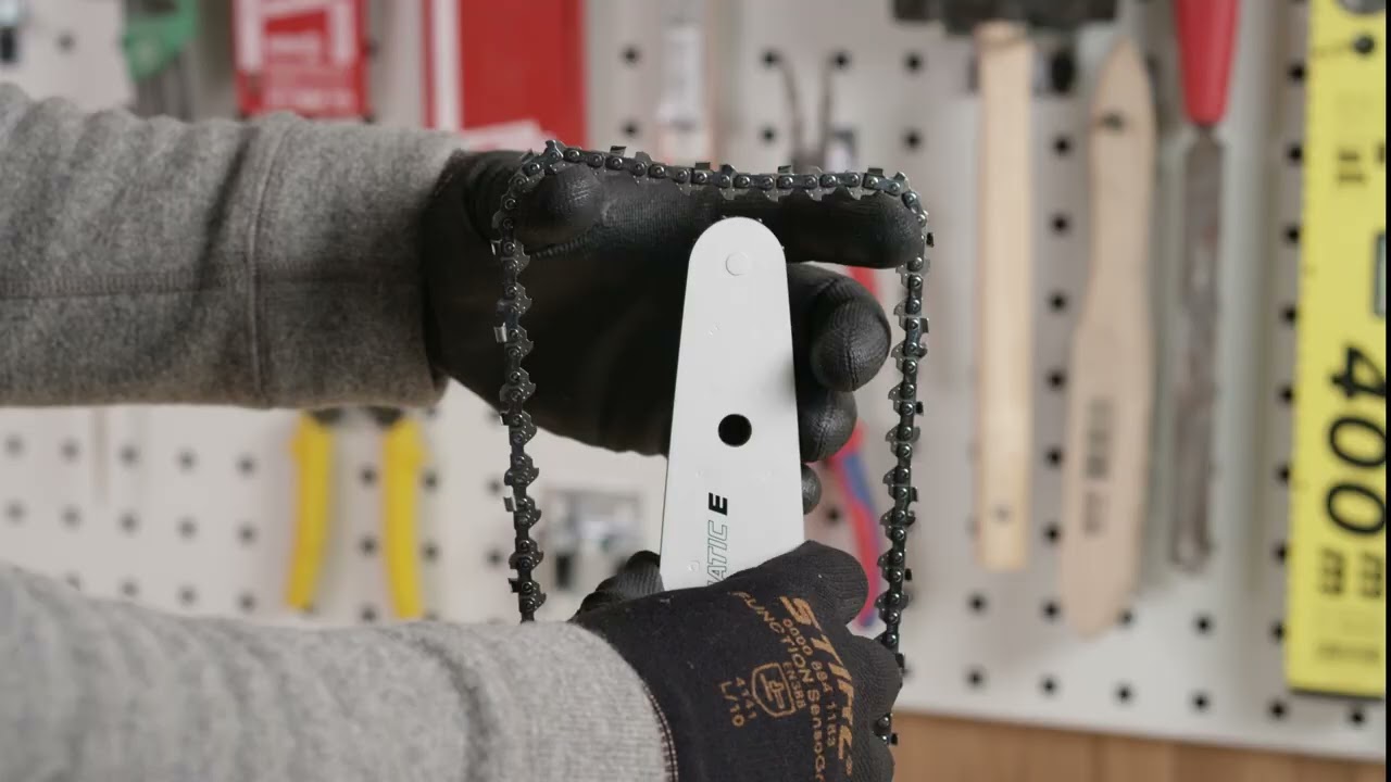 Zaagblad & ketting monteren + aanspannen STIHL MSA 120 ✅ | Tips van keizers.nu