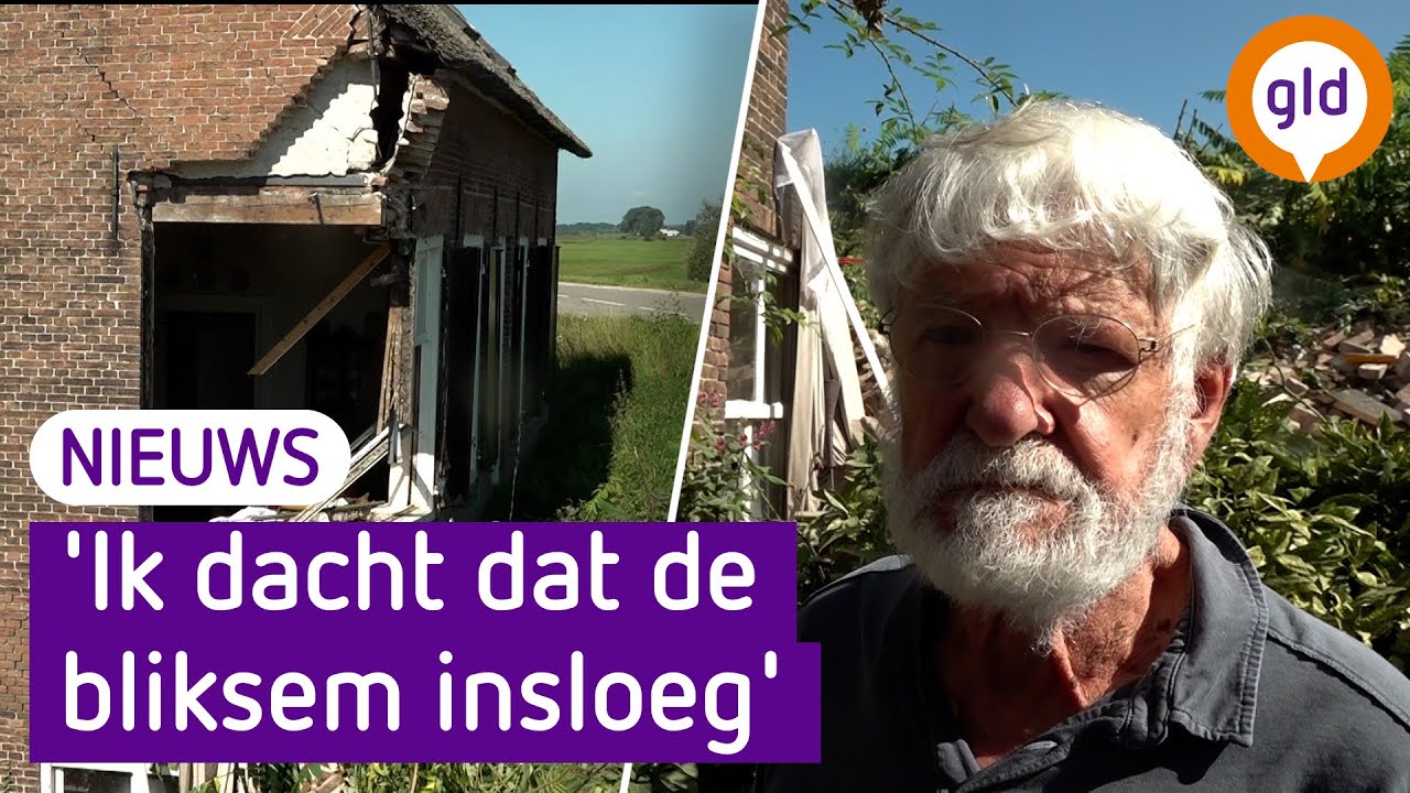 Shovel ramt Nico's huis in Lienden