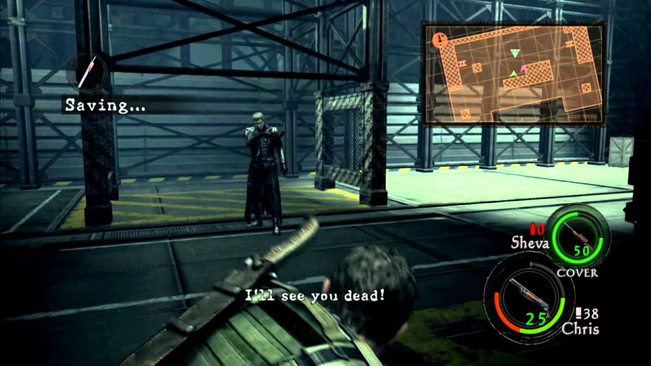 Resident evil 5 playthrough part 16 Chapter 6-3 Bridge deck + Final boss battles