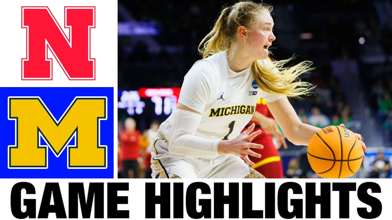 #8 Michigan vs Nebraska Highlights | Women's Basketball | College Basketball 2026