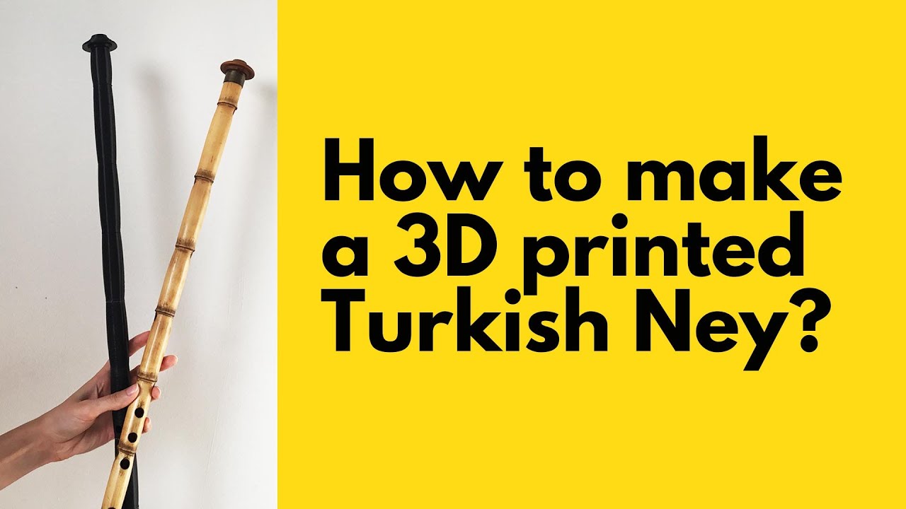 How to make a 3d printed Turkish Ney | Ender 3 Pro (free model)