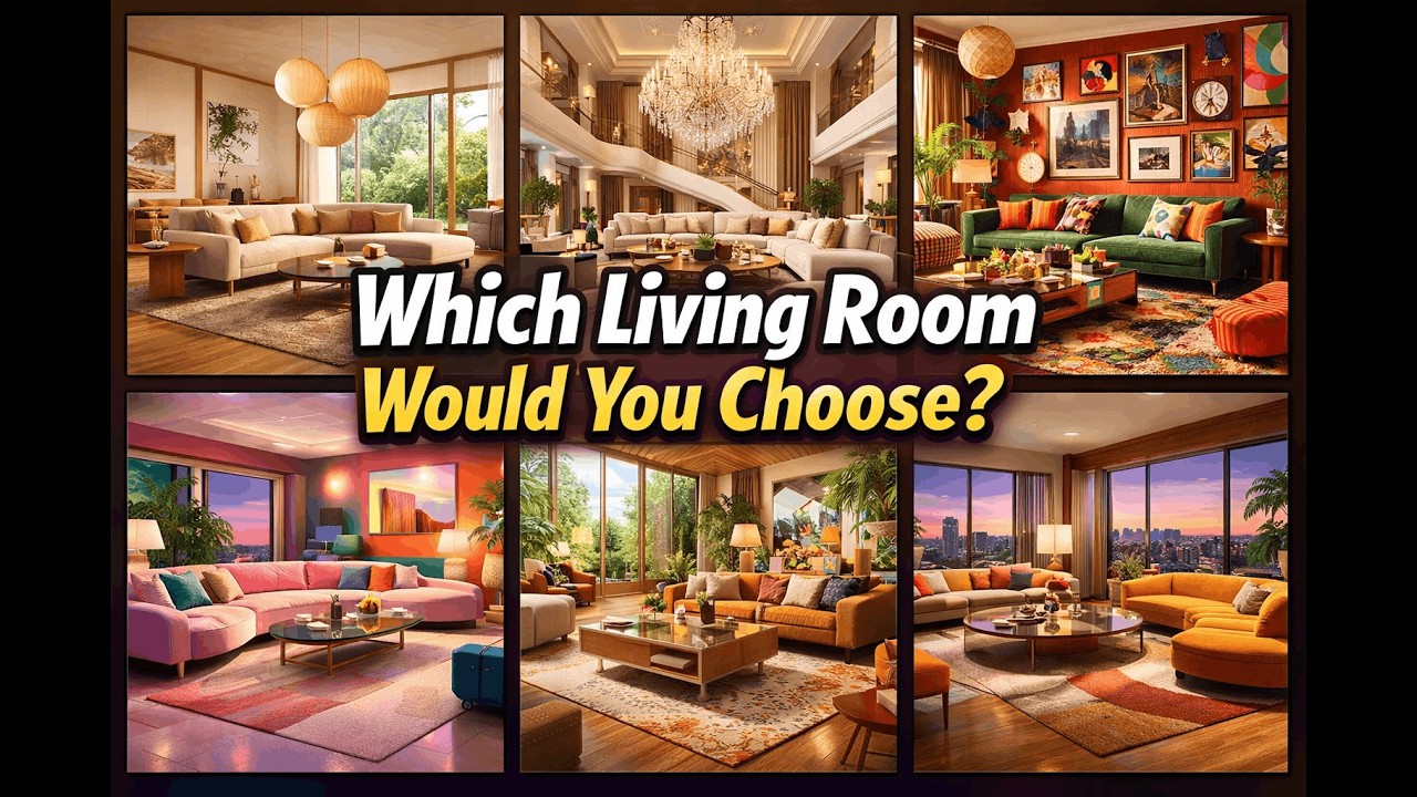 Which Living Room Would You Choose? 21 Ultra Realistic AI Interior Styles | AI Home Design Ideas