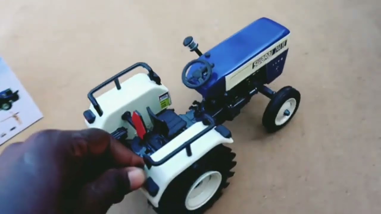 Yellow And Red Mini Tractor।। And Vegetables Loading