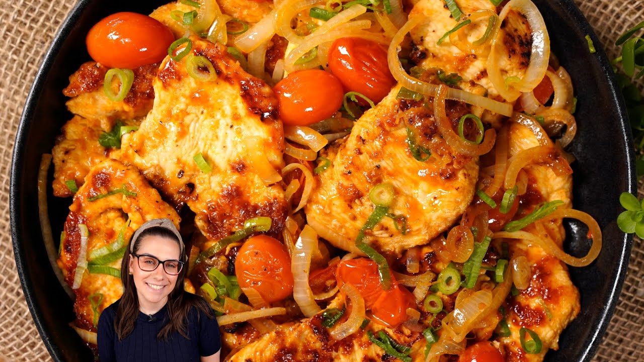 Filé de frango fácil na frigideira bem suculento!