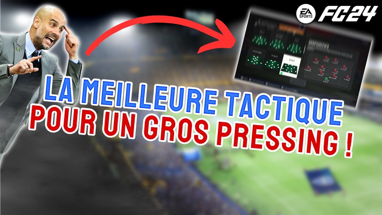 LA MEILLEURE TACTIQUE POUR UN GROS PRESSING ! (EA SPORTS FC 24)