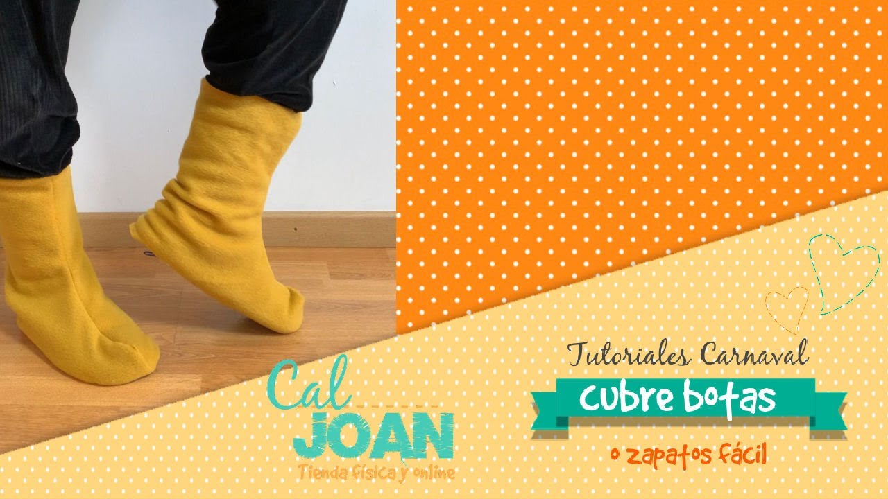 &iexcl;Cose tu propio Calzado para Disfrazarte! Descubre como coser botas o cubre zapatos perfectos.
