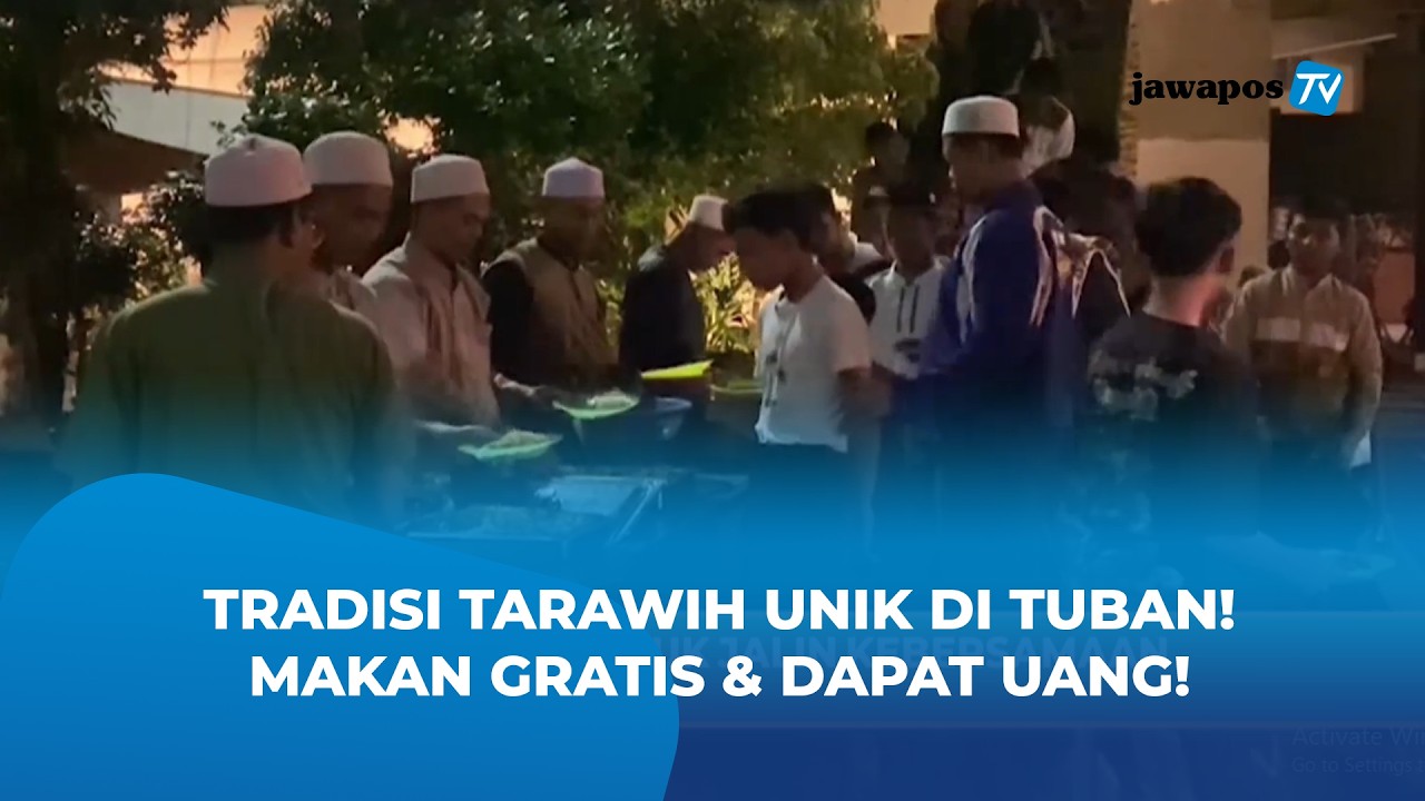 Unik! Tarawih di Rumah Habib Husein Baagil Tuban, Jamaah Dapat Makan Gratis dan Uang Tunai