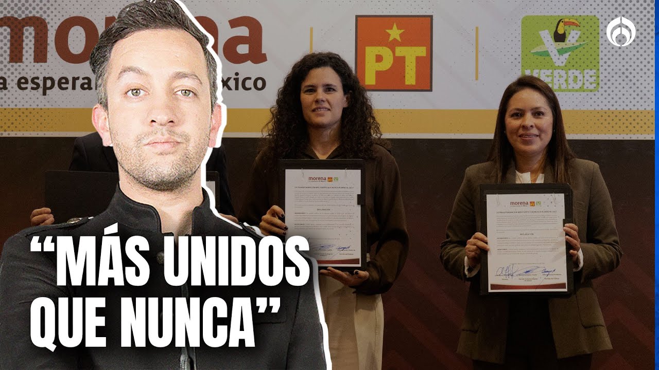 “Parece Muégano”: Morena, PT y Verde firman pacto rumbo a 2027