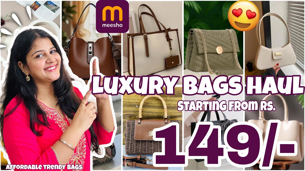 HandBag Haul Meesho | 80% OFF | College\Office Use| Handbags For Women | Office Bags For Women🎀