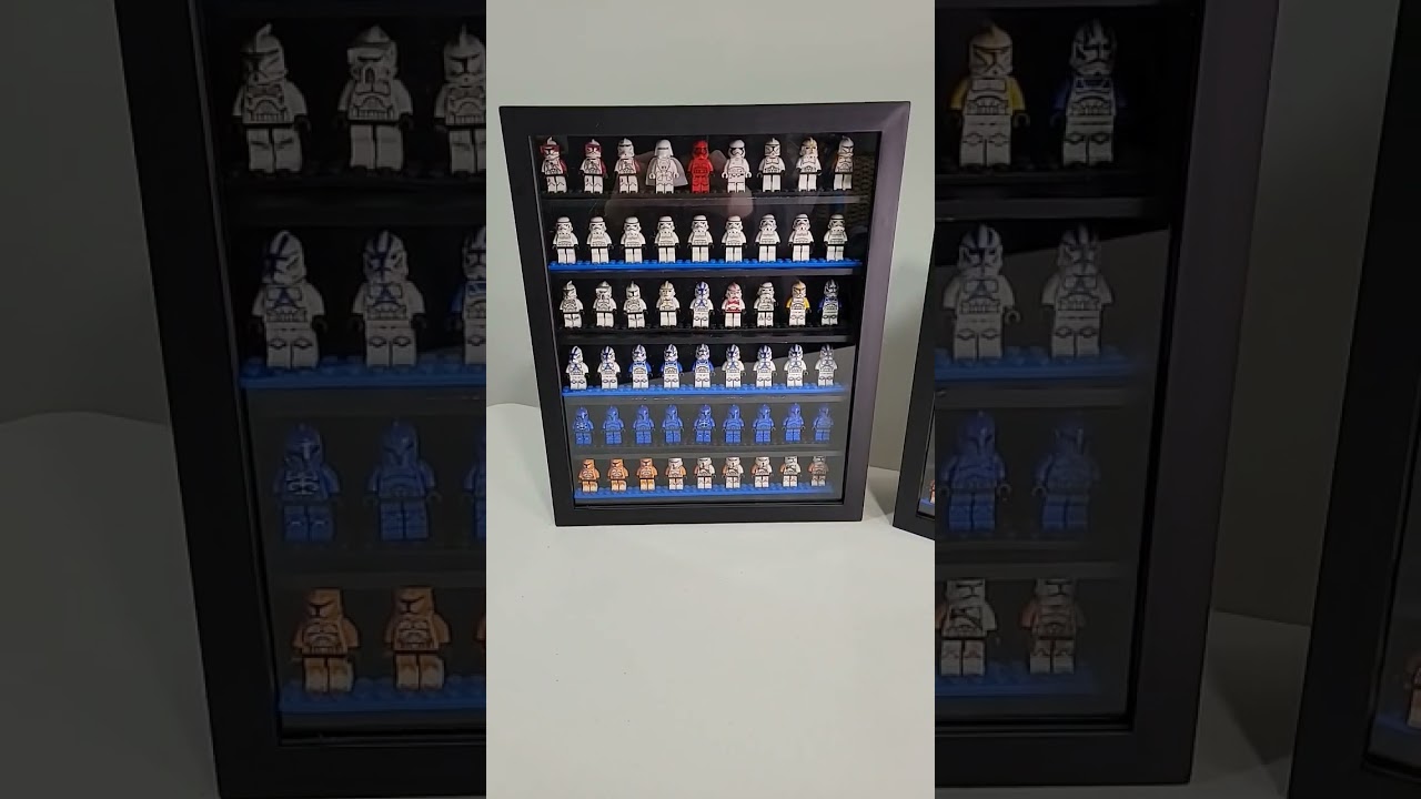 DIY Lego Minifigure Display Case #lego