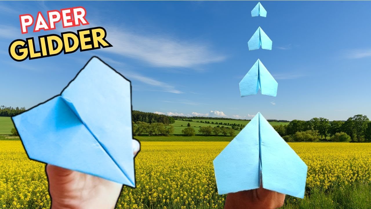 New Glider Paper Plane Flies Further Than Ever! Design & Engineering Secrets!