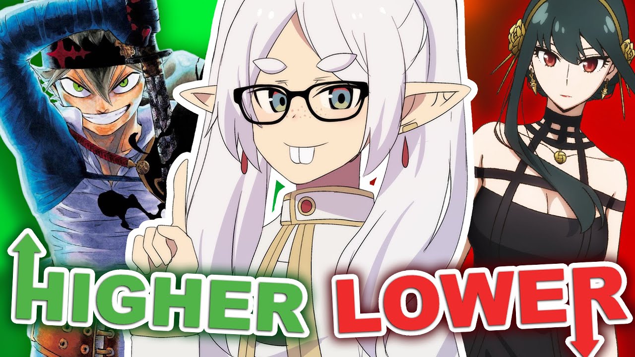 QUE ANIME esta MEJOR VALORADO? | Higher or Lower 🎯🎮 ANIME EN JUEGO