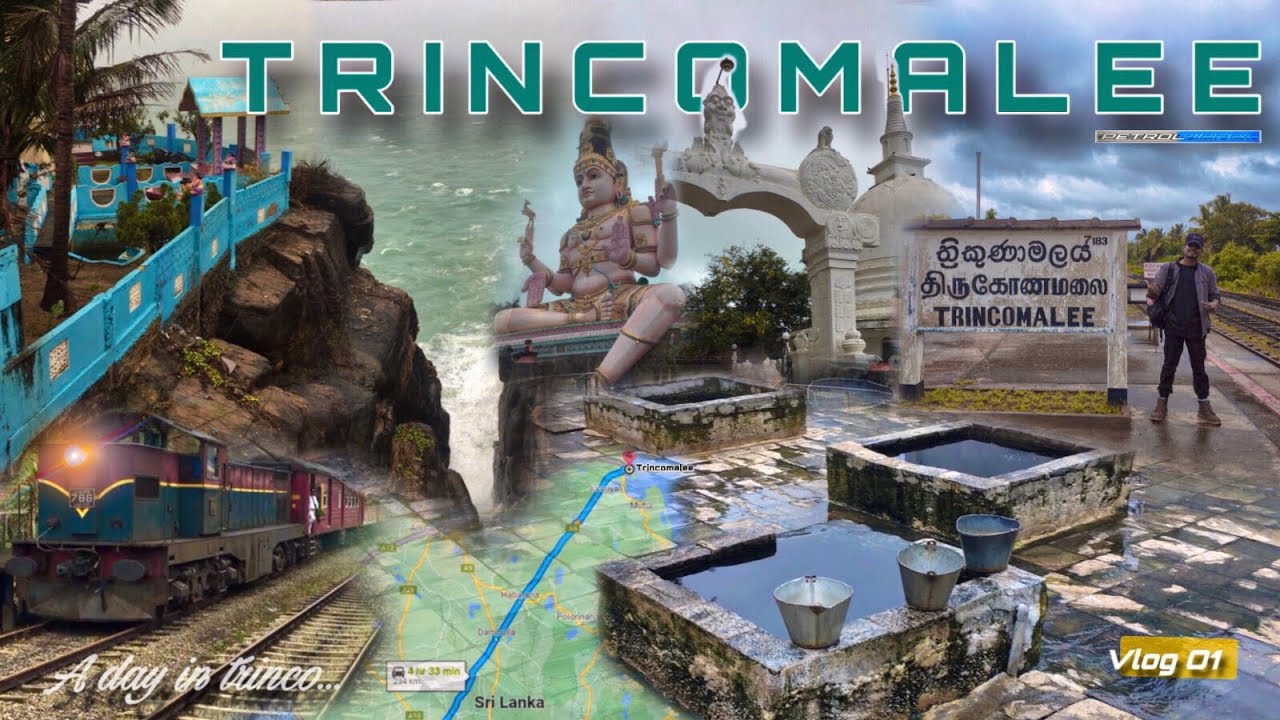 ත්‍රීකුණාමලේ උණු වතුර ළිං |  Kanniya hot water wells 🇱🇰🚂 #vlog 01
