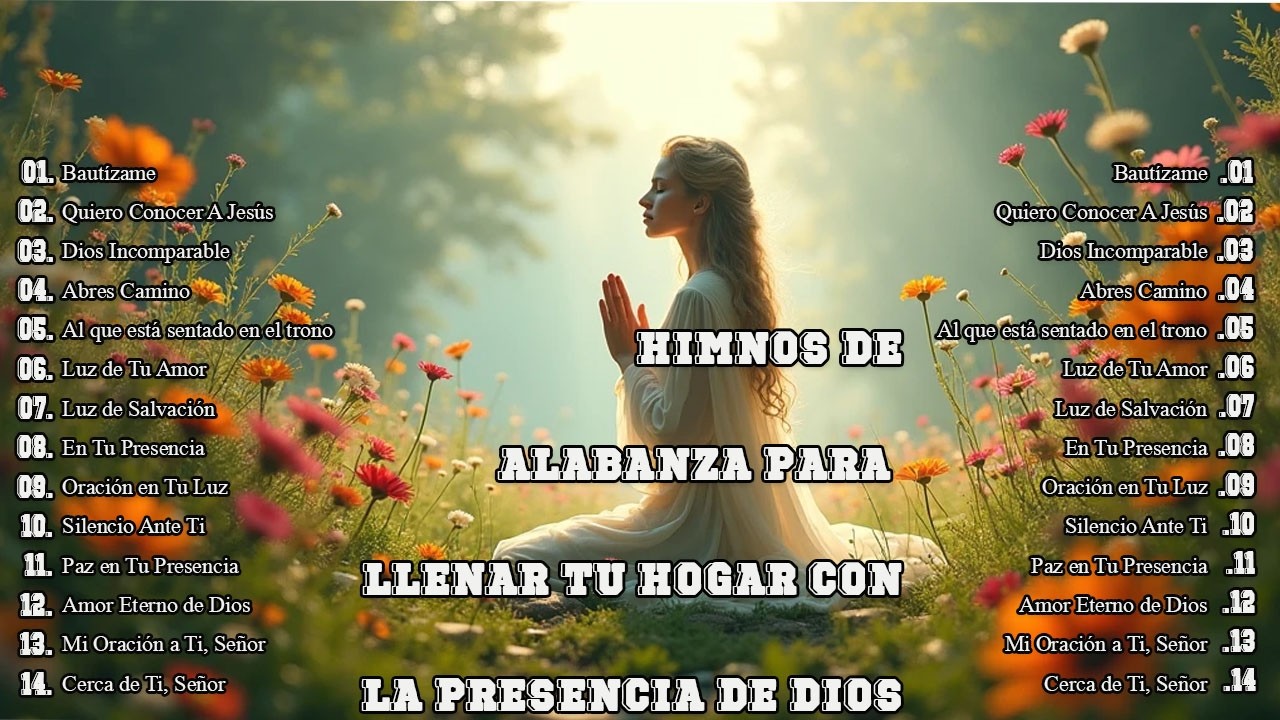 Himnos de alabanza 🍀 y amor a Dios 🍀 y agradecimiento a Dios, Aquel que abre el camino,Bautizame