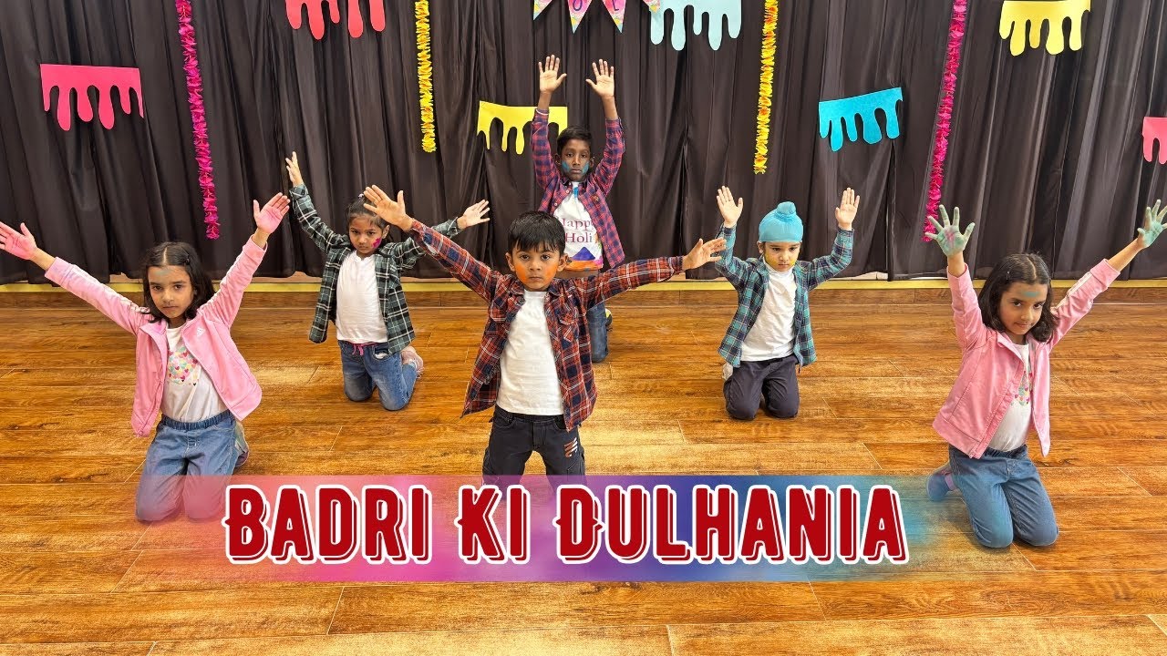 Badri Ki Dulhania | Kids Dance Cover | Holi Special 2025 | Step2Step Dance Studio
