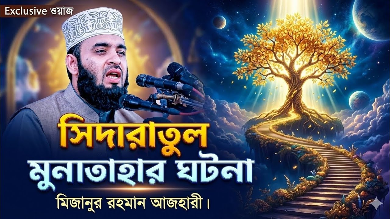 সিদরাতুল মুনতাহার আশ্চর্য ঘটনা | মেরাজের সেই অবিশ্বাস্য দৃশ্য | Mizanur Rahman Azhari Waz2026