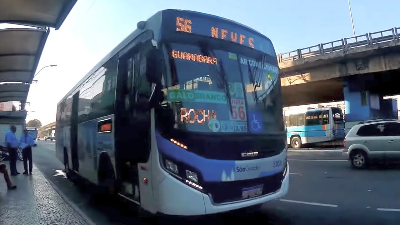 Linha 56 | De Alcântara a Neves (Trajeto completo) - Viação Galo Branco