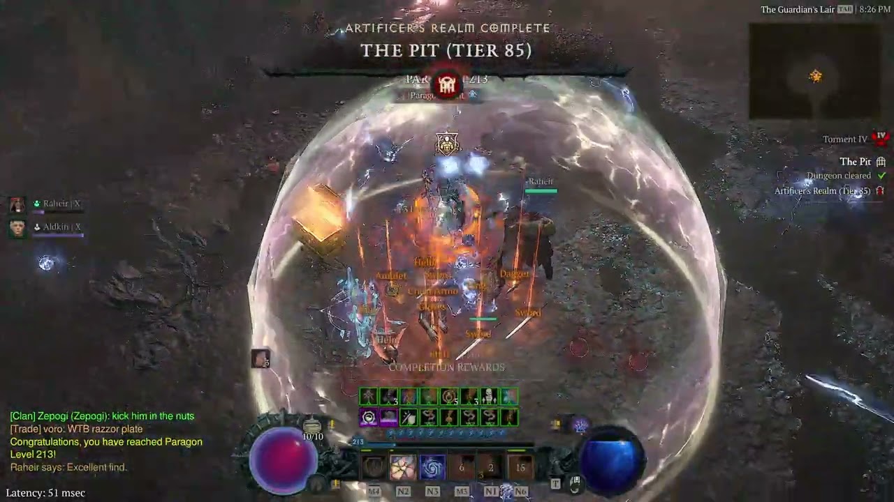 Diablo 4 Season 9 Shocking Impact Sorcerer Tier 85 Pit - 2:36 min Speedfarm Build