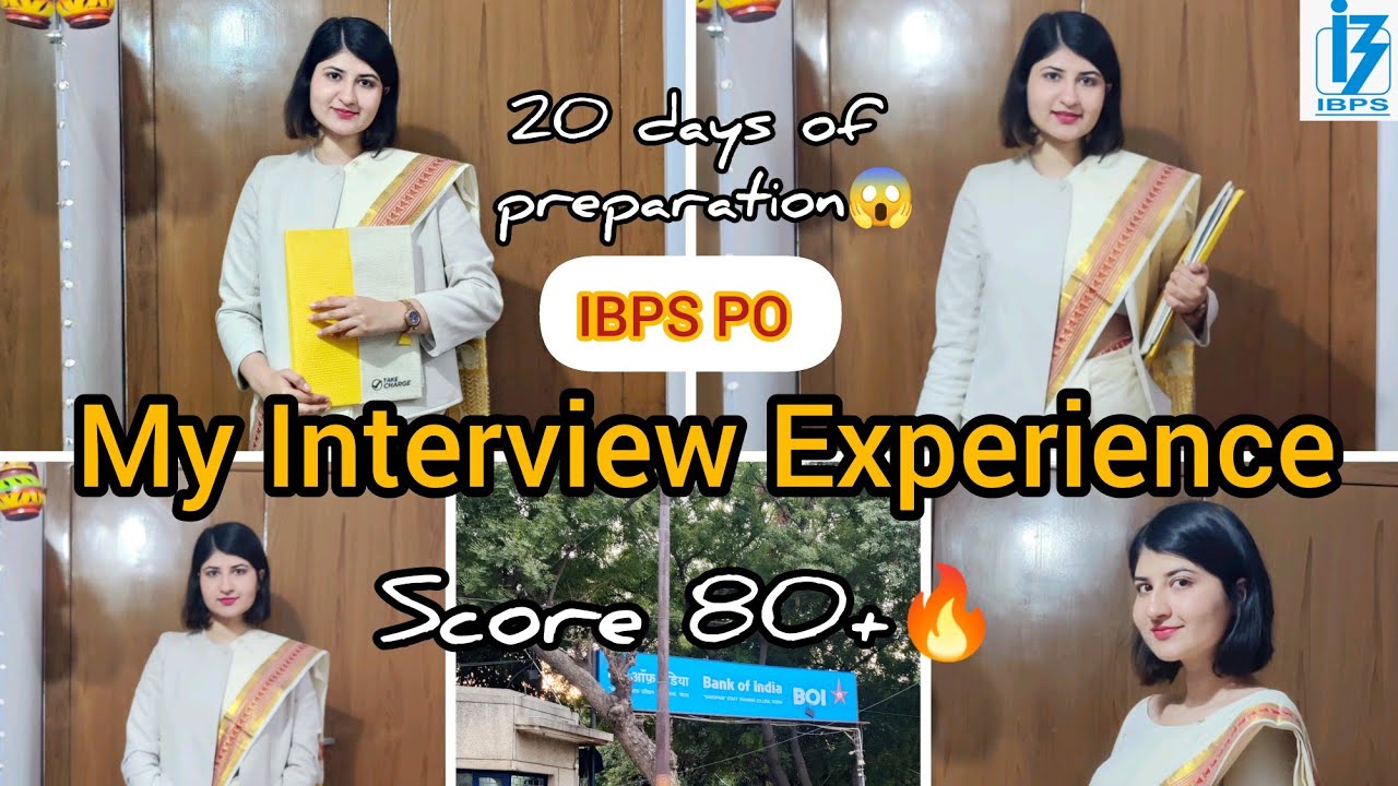 🔥My IBPS PO Interview Experience| 80+ marks in the interview? Noida😱 