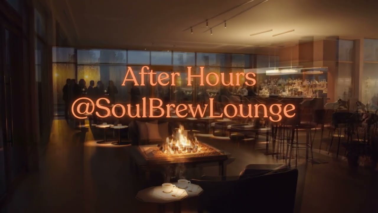 After Hours @SoulBrewLounge ☕ Slow Jazz & City Lights | Late Night Jazz Ambience
