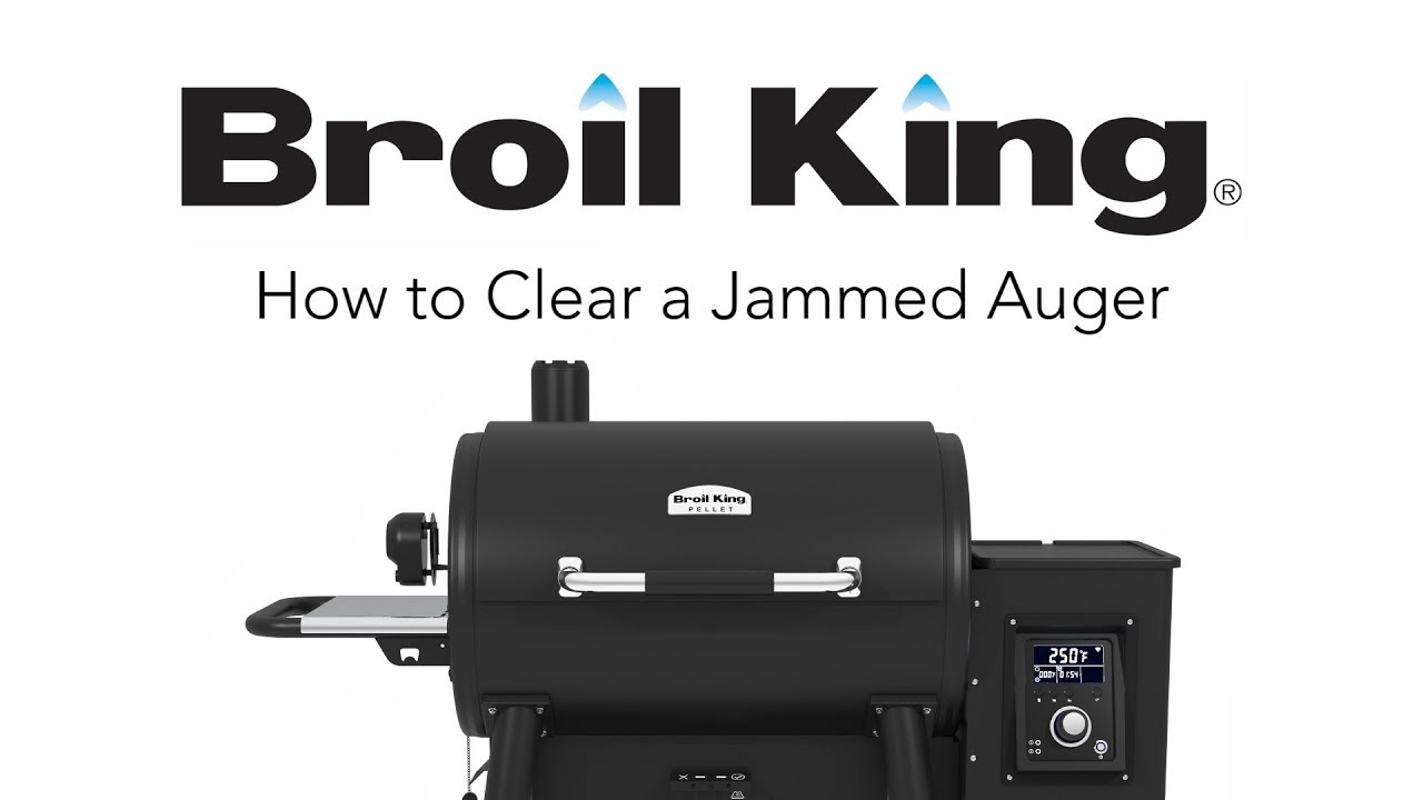 How to Easily Clear a Jammed Pellet Grill Auger - 2019 Model | Broil King