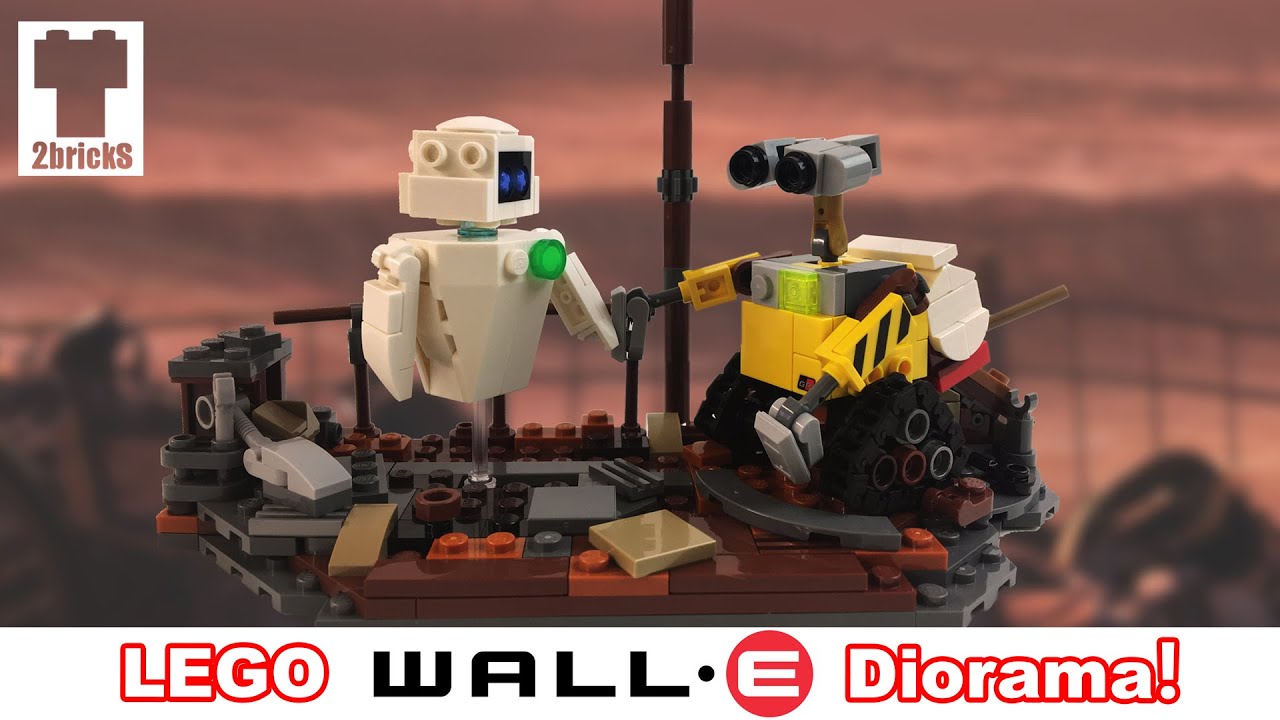 2bricks WALL-E custom LEGO Diorama!