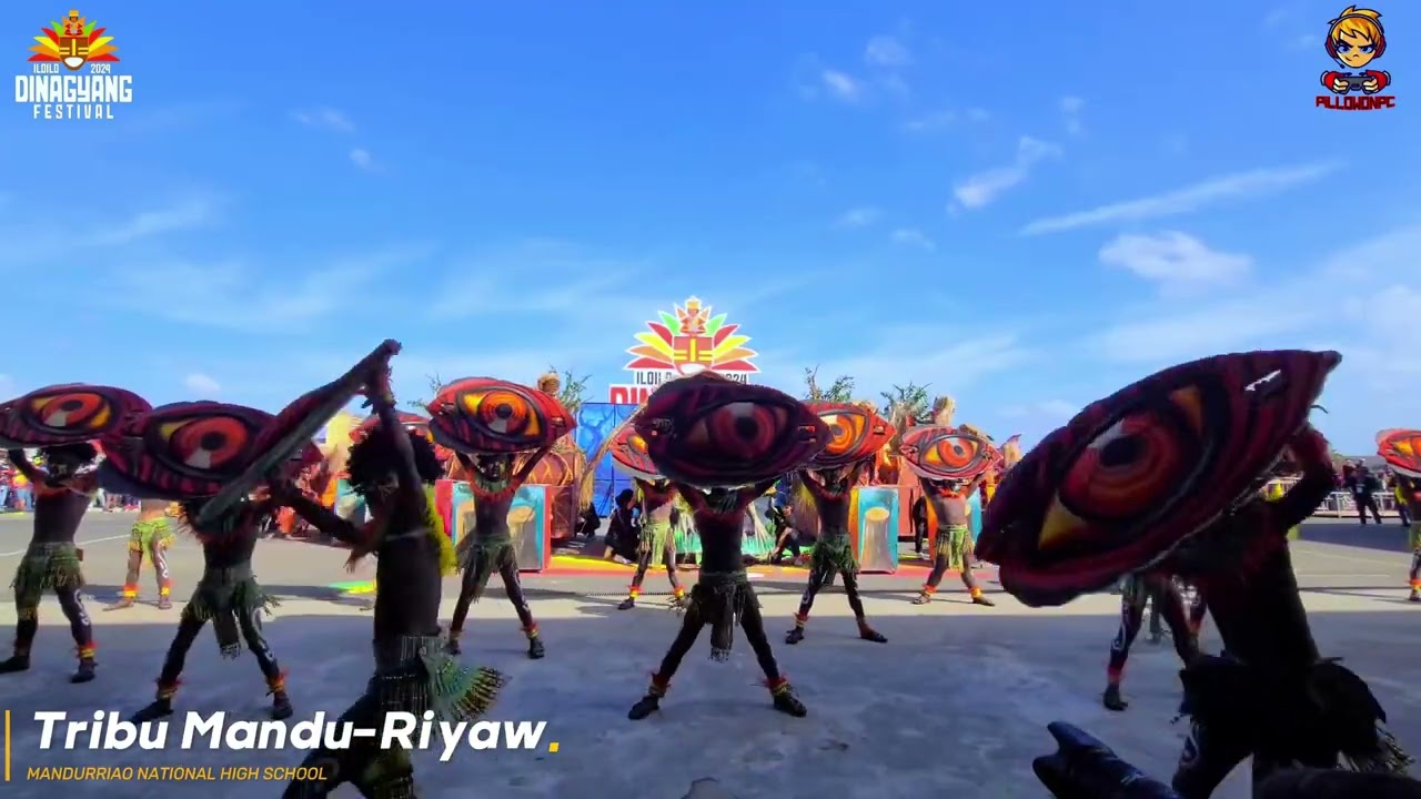 DINAGYANG FESTIVAL 2024 - Tribu Mandu-Riyaw of Mandurriao National High School.