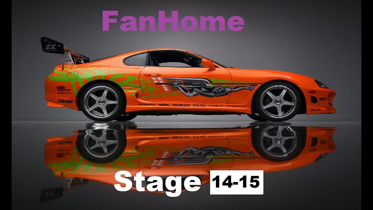 Building FanHome Fast and the Furious Toyota supra mk stage 14-15 