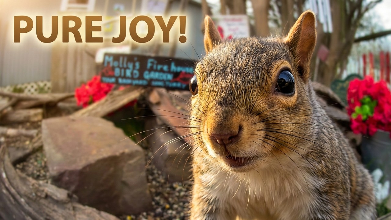 Backyard Bliss: Simple Joys in the Firehouse Bird Garden🌻