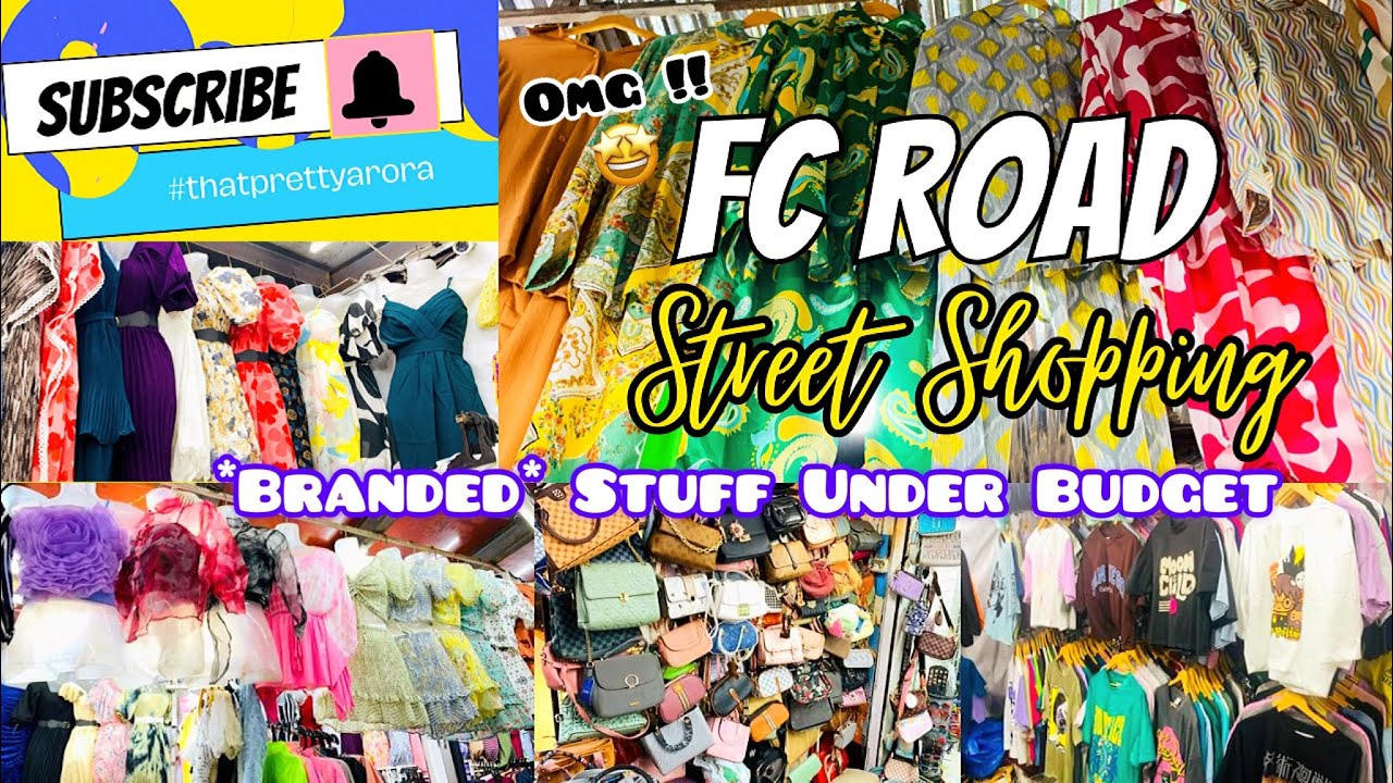 FC Road Pune Street Shopping 🤩 | Branded Clothes Under Budget | Shopping Haul
