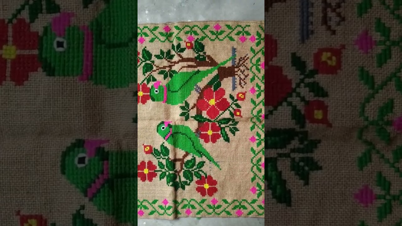 Beautiful Ason Design|| Cross stitch ||LS Sundarban