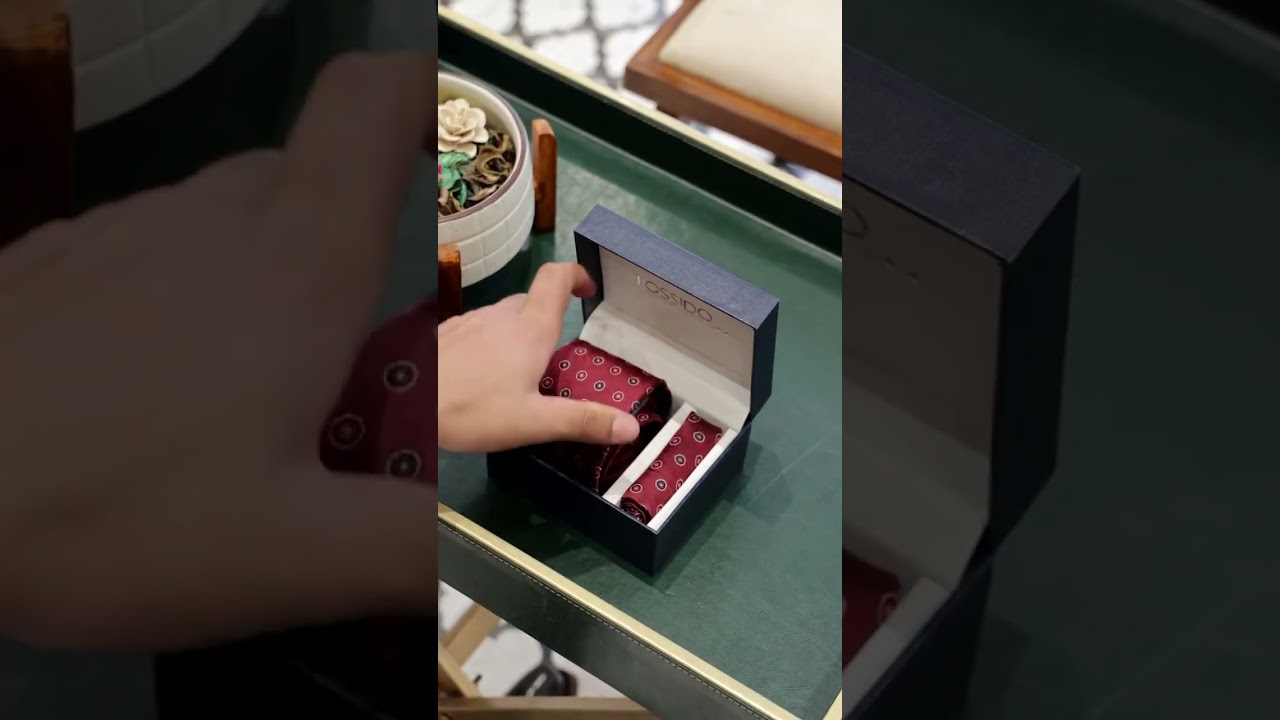 The Art of Redefined Sophistication, A red tie by Tossido! #unboxing #fashion #giftideas
