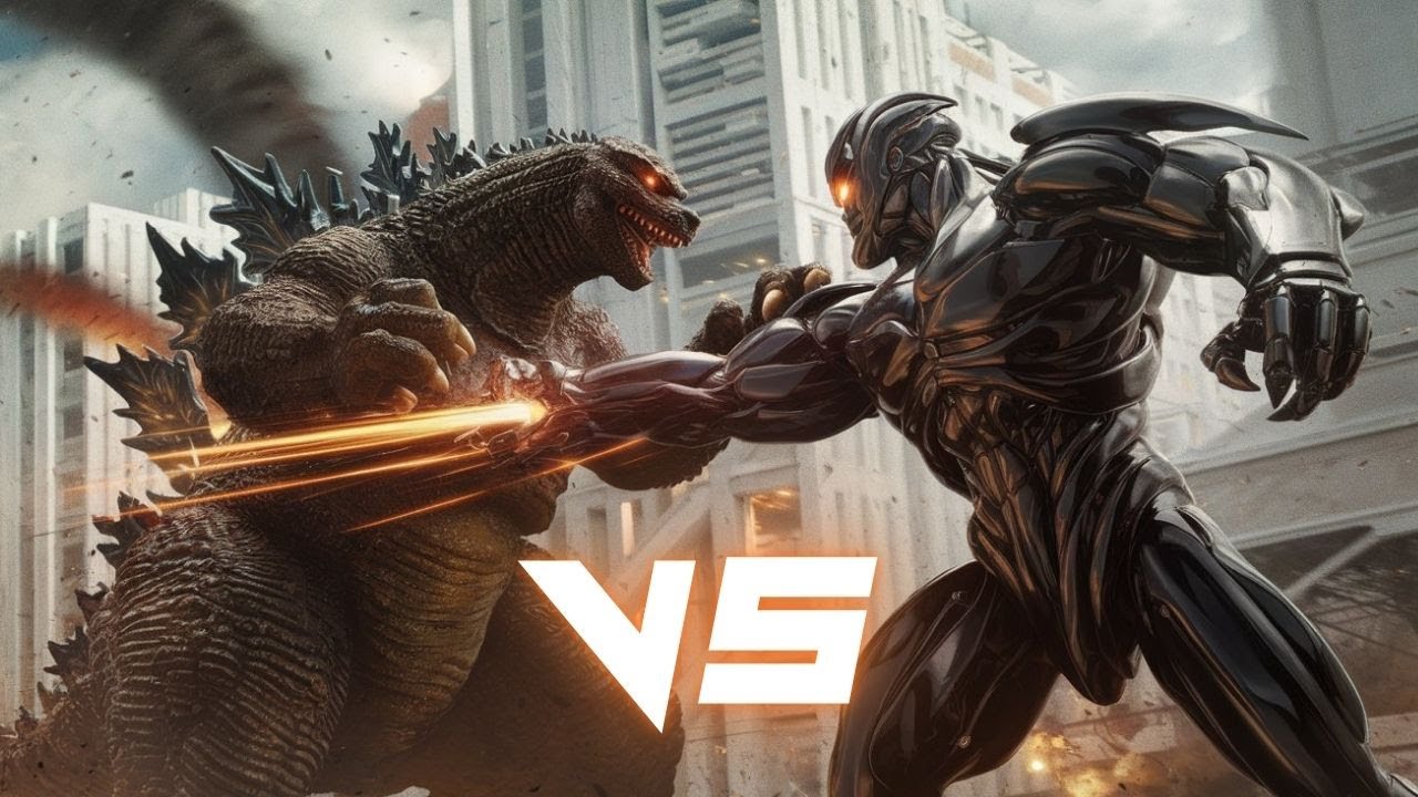 Godzilla vs Jaeger | Epic AI Monster Battle Animation