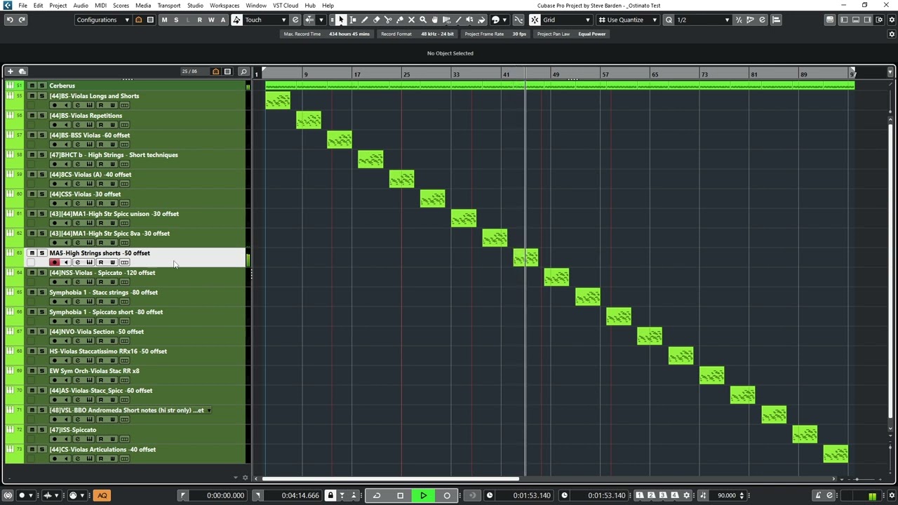 Ostinato String Library Comparison