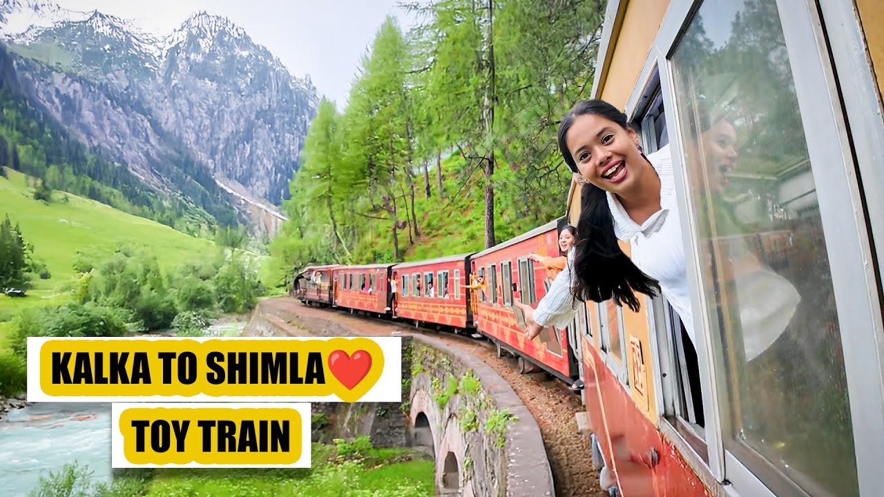 Kalka to Shimla Toy Train Journey 😍 | Shimla Tour Vlog 🏔️