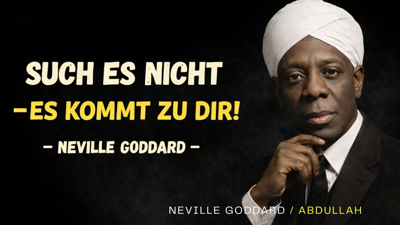 WIE DU VOR DEM SCHLAFEN DAS UNIVERSUM Bittest, UM ALLES ZU ERHALTEN – Neville Goddard