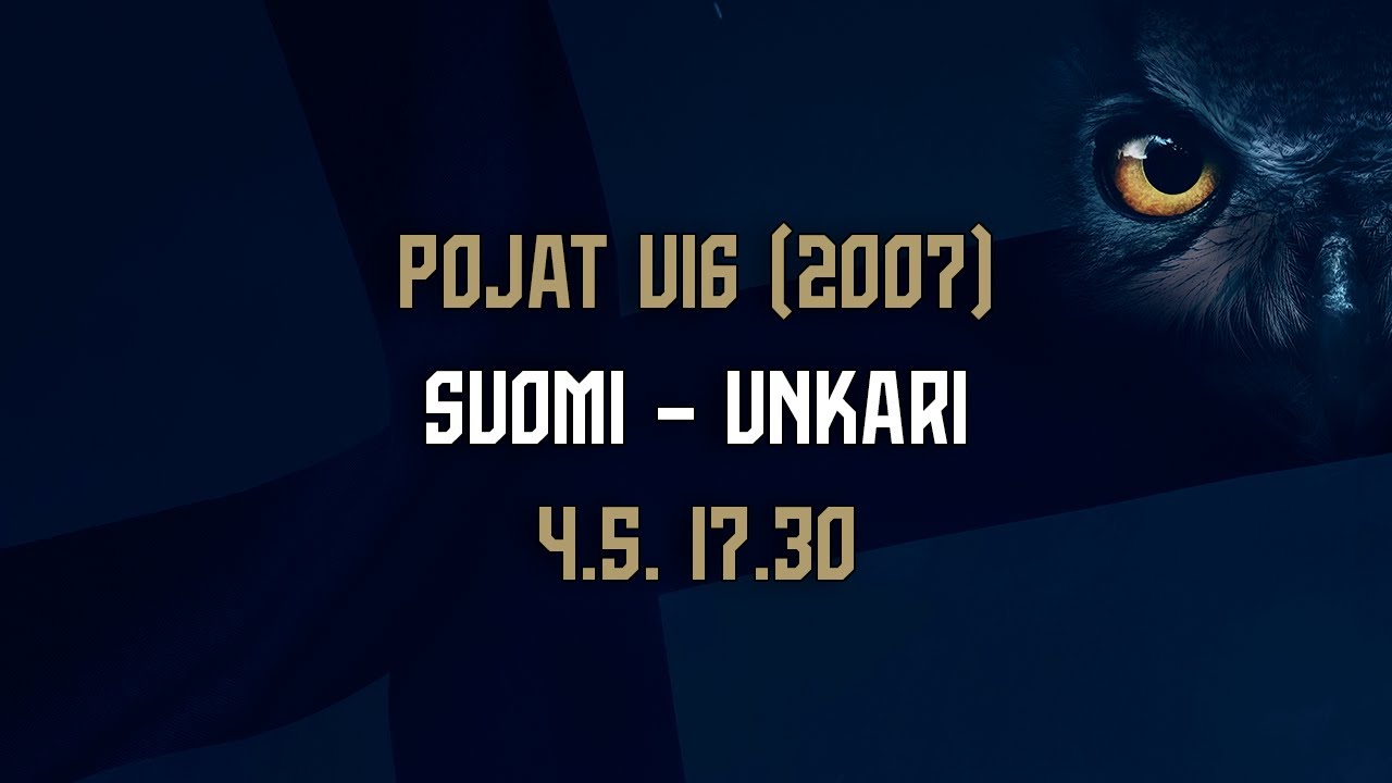 Pojat U16 (2007) | Suomi – Unkari | 4.5. 17.30