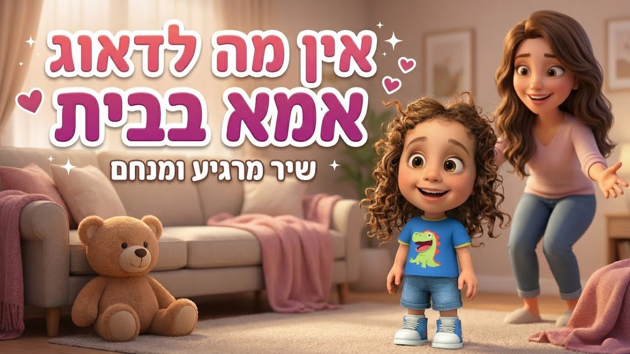 ❤️ אין מה לדאוג אמא בבית - שירי ילדים חדשים בעברית | פיקבו Peekaboo