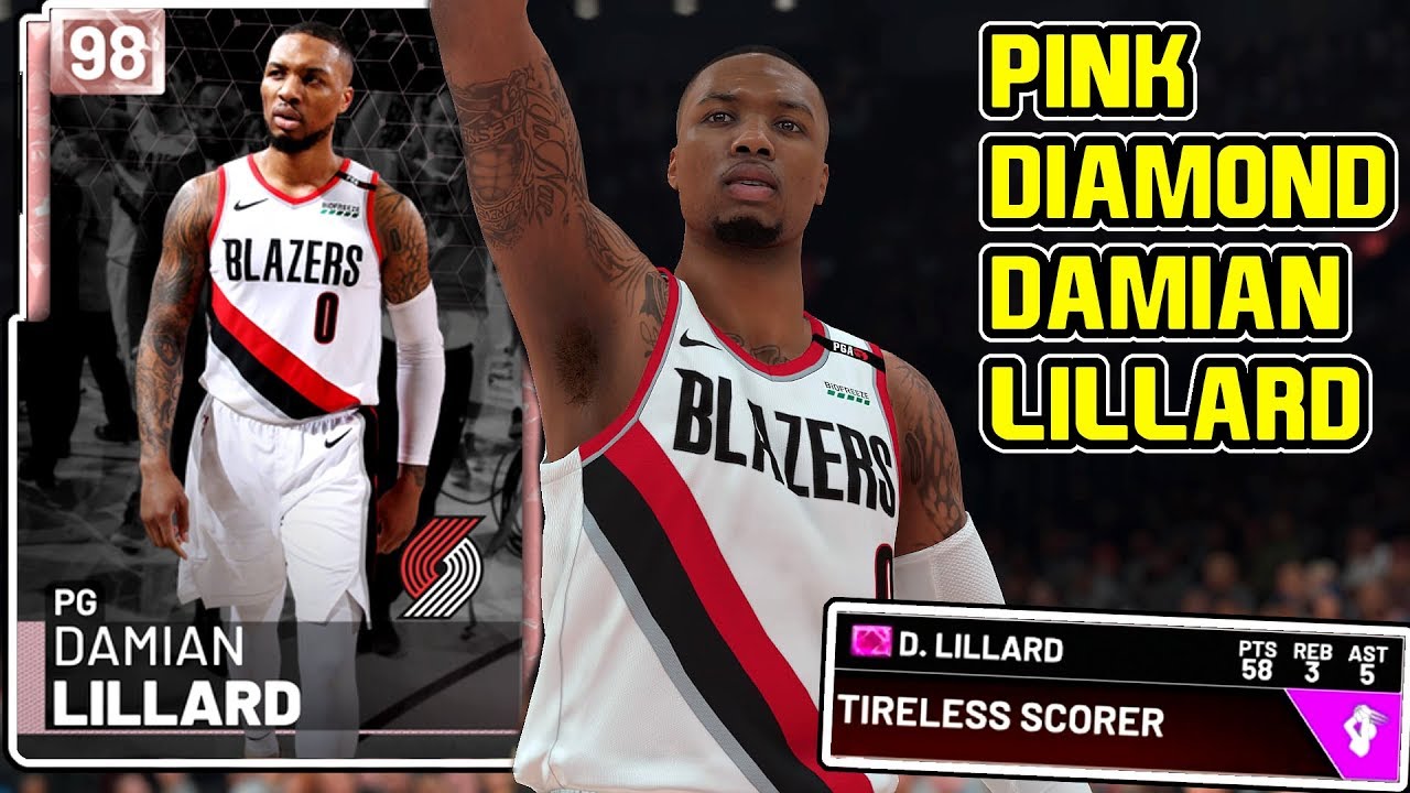 *NEW* PINK DIAMOND DAMIAN LILLARD GAMEPLAY! AN OFFENSIVE NIGHTMARE! NBA 2k19 MyTEAM