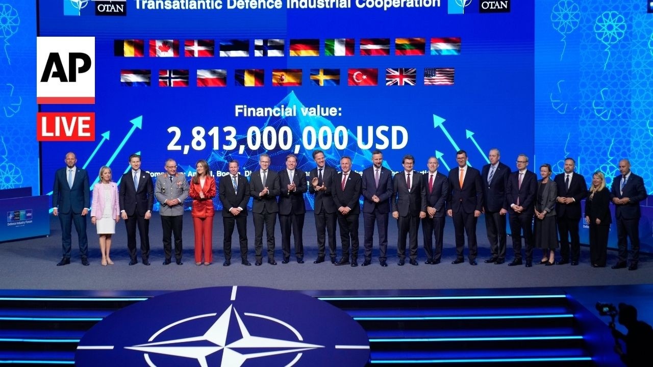 LIVE: Defense deals announced at NATO summit ahead of Trump's arrival