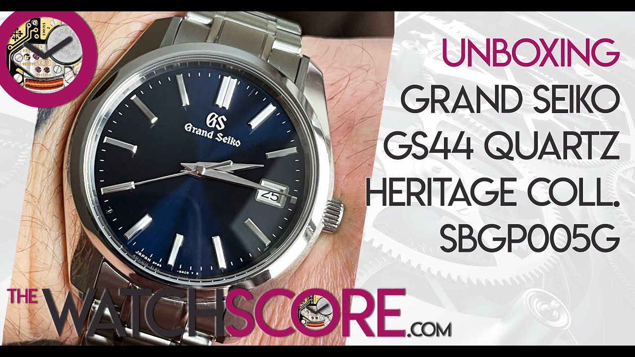 Unboxing: Grand Seiko GS44 Heritage collection SBGP005G - 9F quartz movement