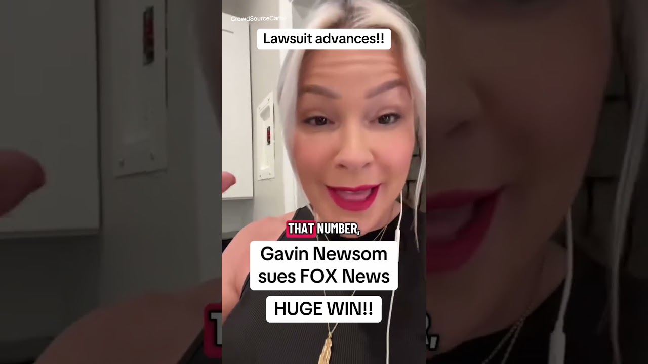 Gavin Newsom Just Scored A HUGE Court Win Against FOX 😳 #GavinNewsom #FoxNews #Politics