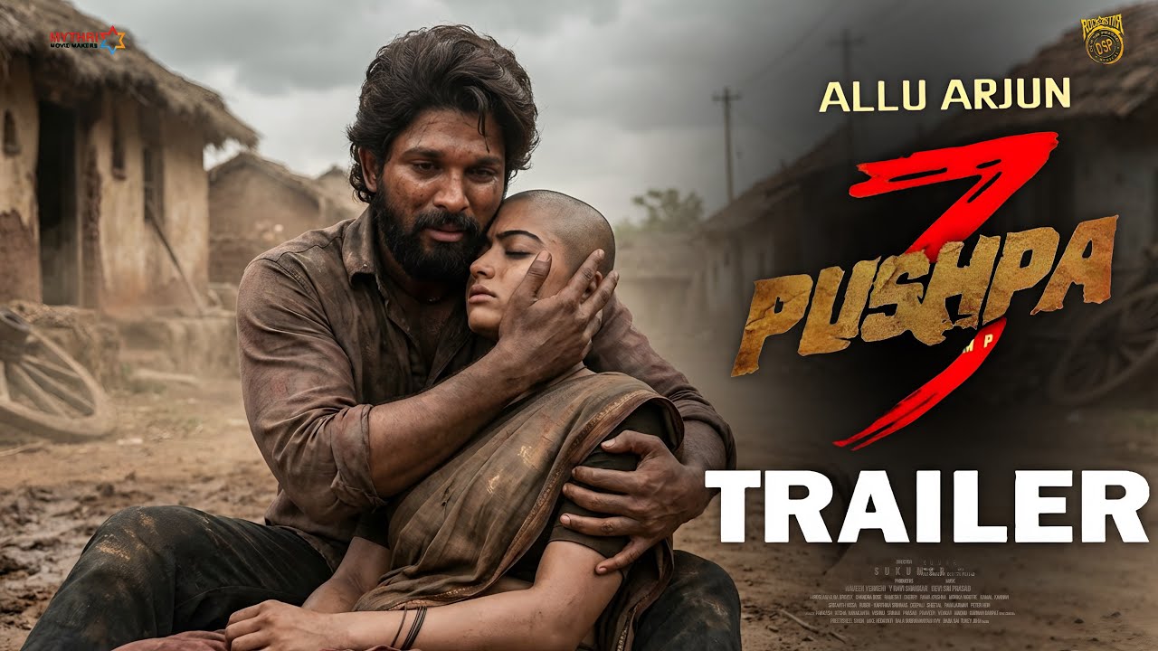 Pushpa 3: The Rampage - Official Trailer | Allu Arjun | Rashmika M | Vijay Devarakonda | Sukumar