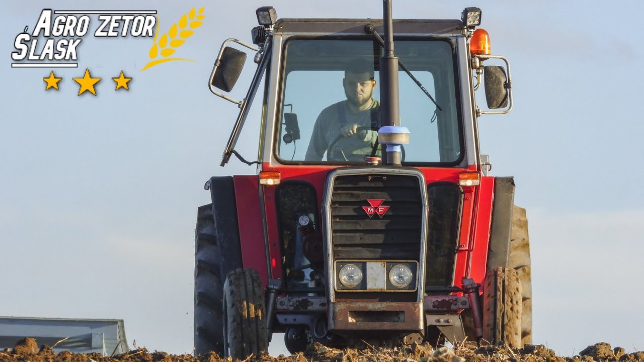 🌱 Uprawa pod soję 2021🌱Ferdek & Amazone w akcji ⛔ Massey Ferguson 560||Agro Zetor Śląsk ⛔