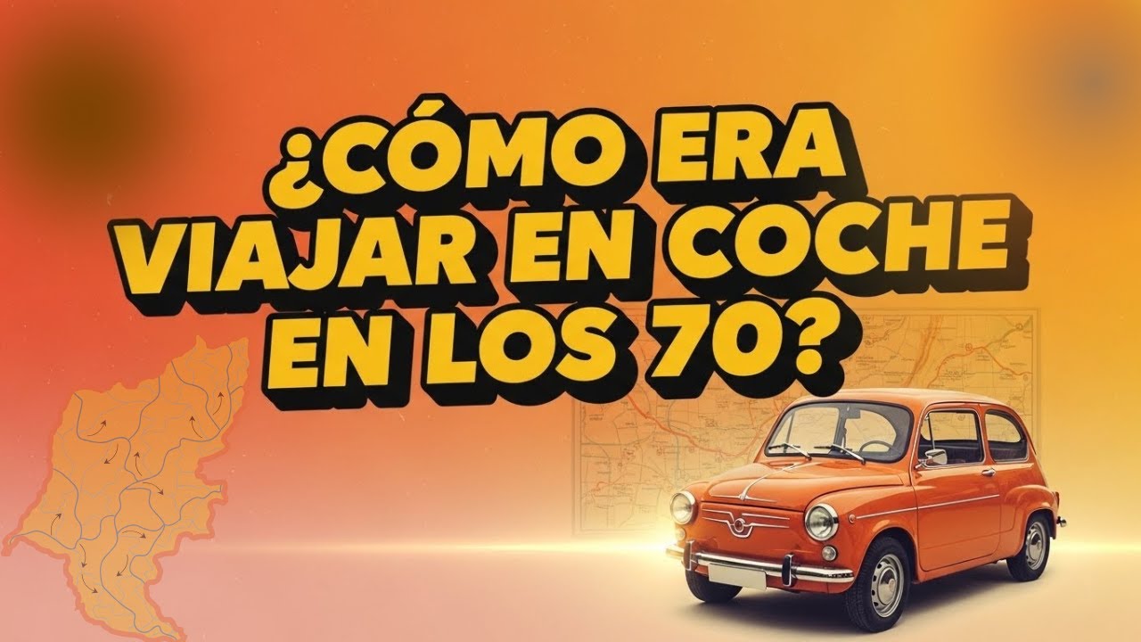 ¿Cómo era viajar en coche en los años 70?