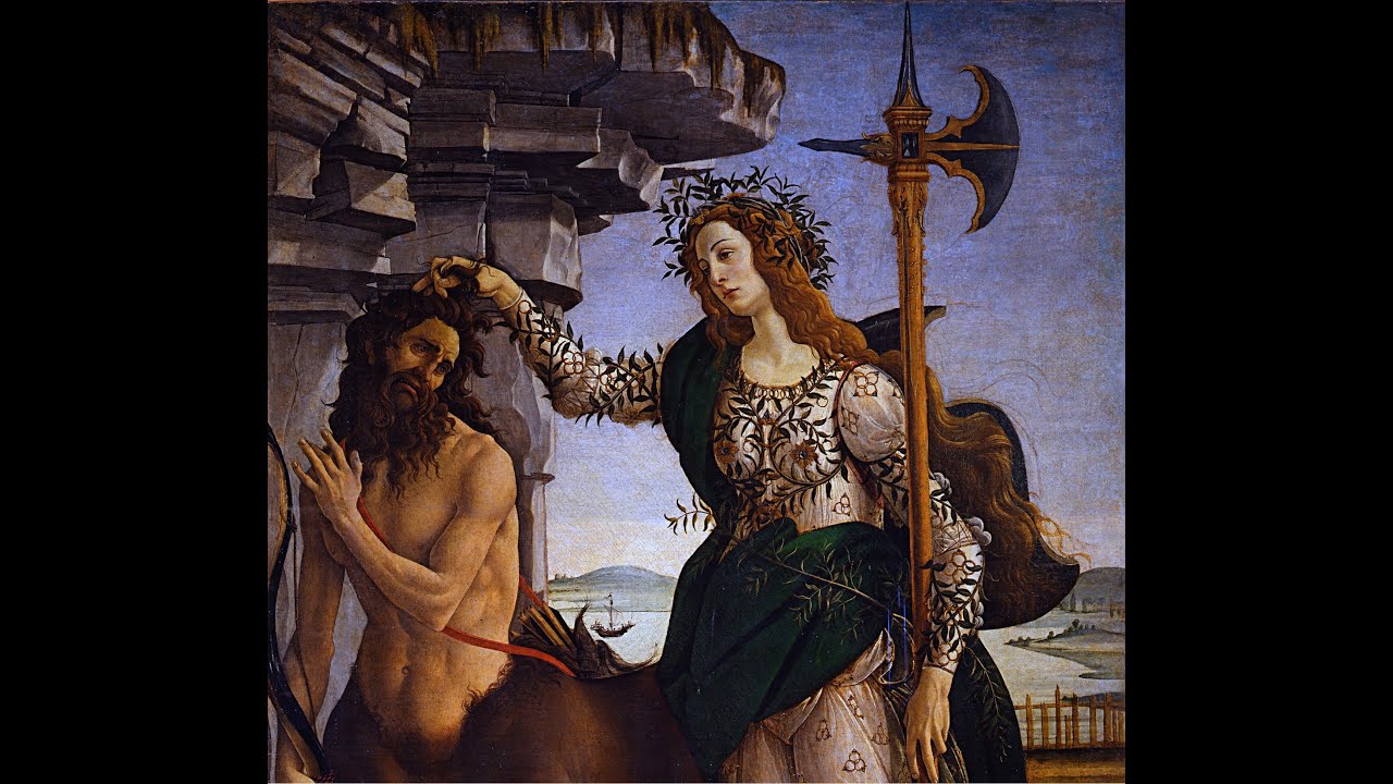 Botticelli: Minerva és a kentaur - Ugorj a képbe!